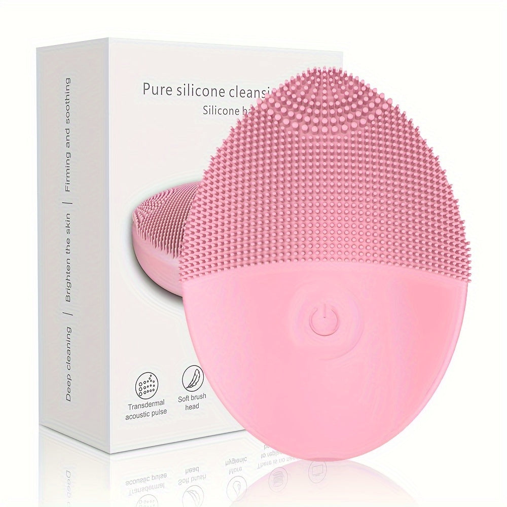 Electric Facial Cleansing Brush for Gentle Exfoliation Deep Cleaning and Massaging