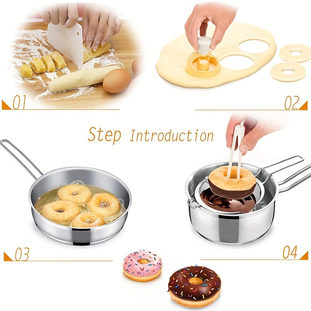 Donut Cutter & Maker for Perfect Desserts Non-Stick Reusable Tool Kitchen Gadget