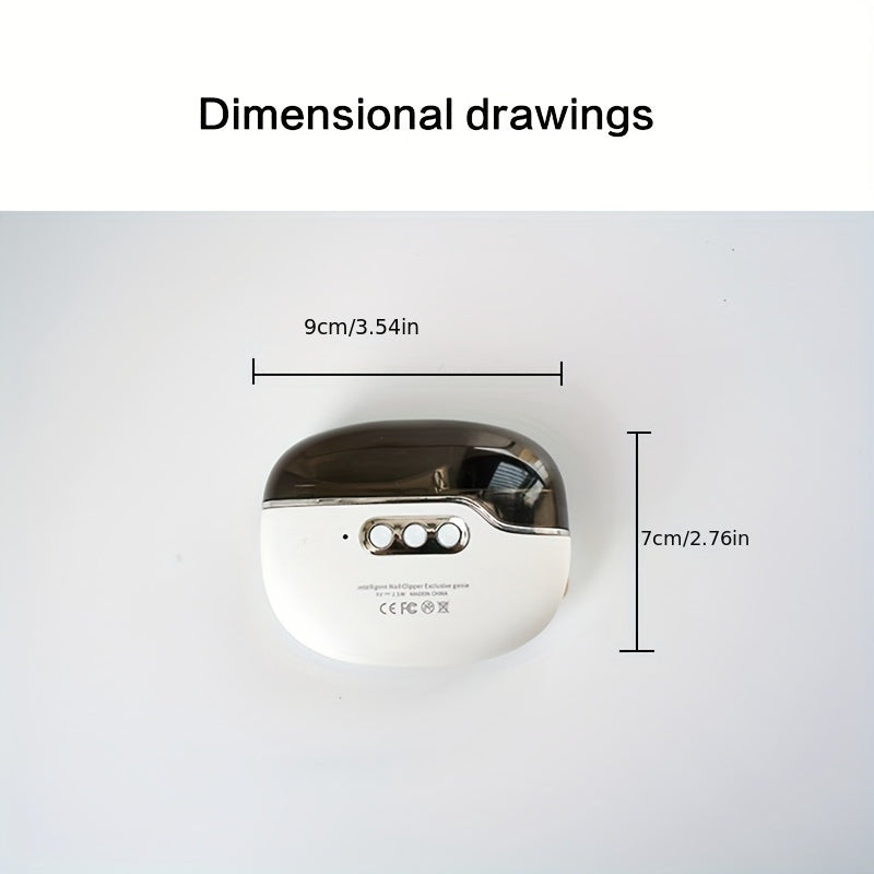 USB перезаряжаемые ножницы для ногтей с LED подсветкой - портативный маникюрный инструмент.