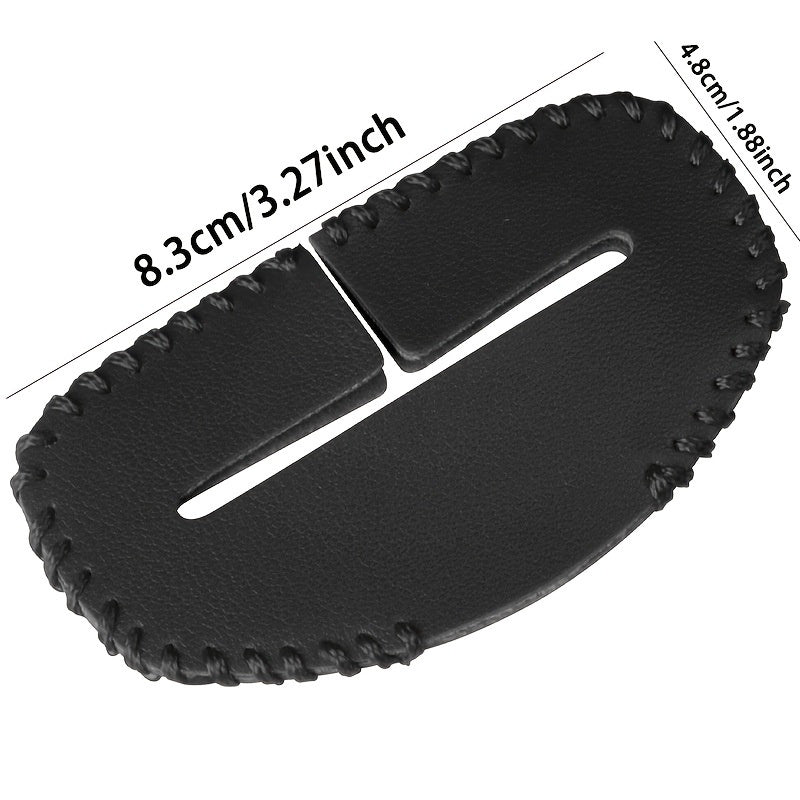 2pcs Car Seat Belt Cover Soft Padded Shoulder Harness Protectors Scratch-Resistant Stylish Red Black Brown