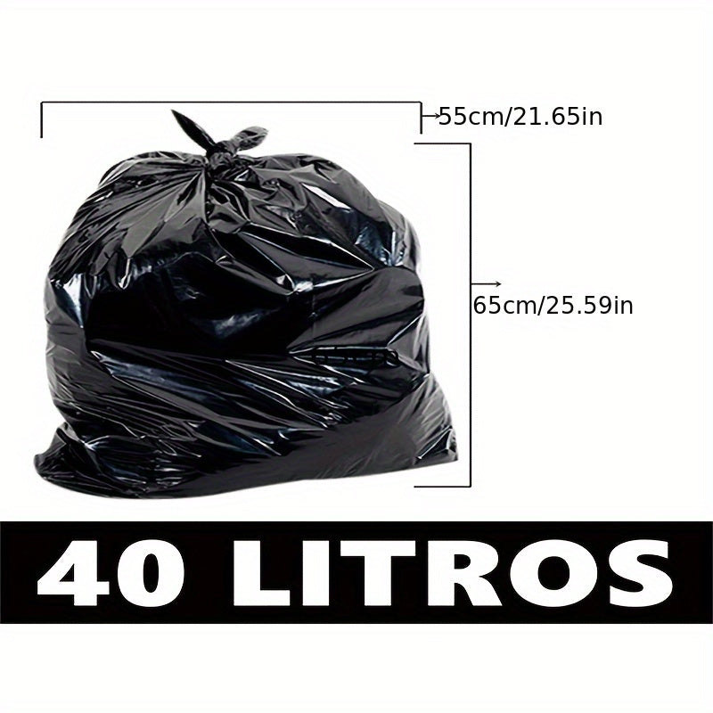 Black Commercial Garbage Bags 50 or 100 Pack Extra Strong Trash Can Liners