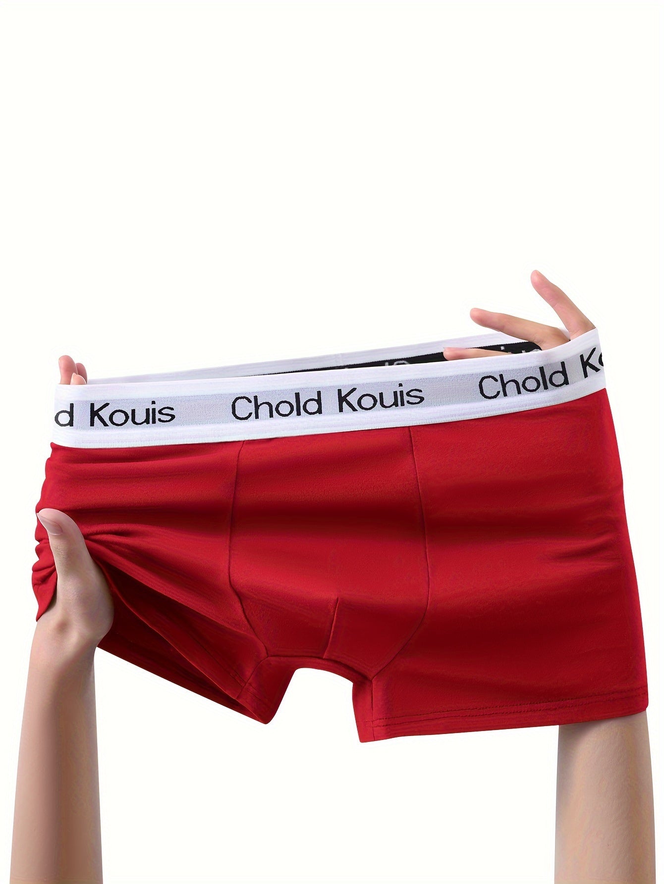 Men's Boxer Briefs Breathable Stretchy Polyester Spandex Casual Underwear Set