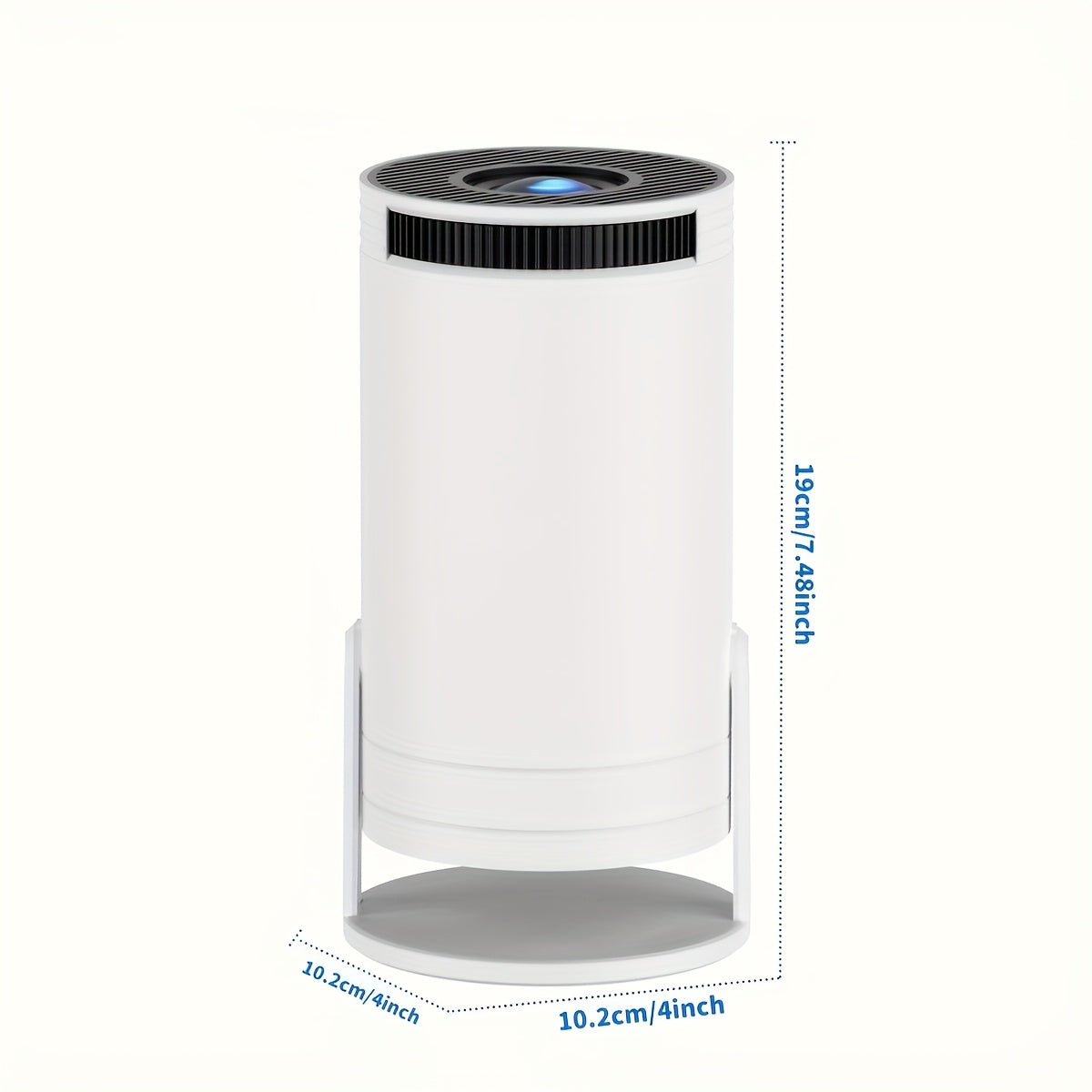 Portable Smart Projector with 180° Rotating Design for Bedroom 3D Sound