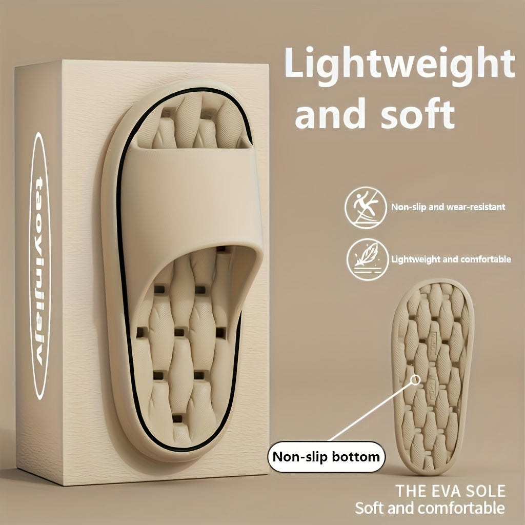 Unisex EVA Non-Slip Sandals Minimalist Stripe Comfortable All Seasons