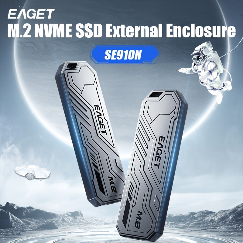 Aluminum M.2 NVMe SSD Enclosure USB 3.2 Gen 2 Type-C Supports 2230 2242 2260 2280