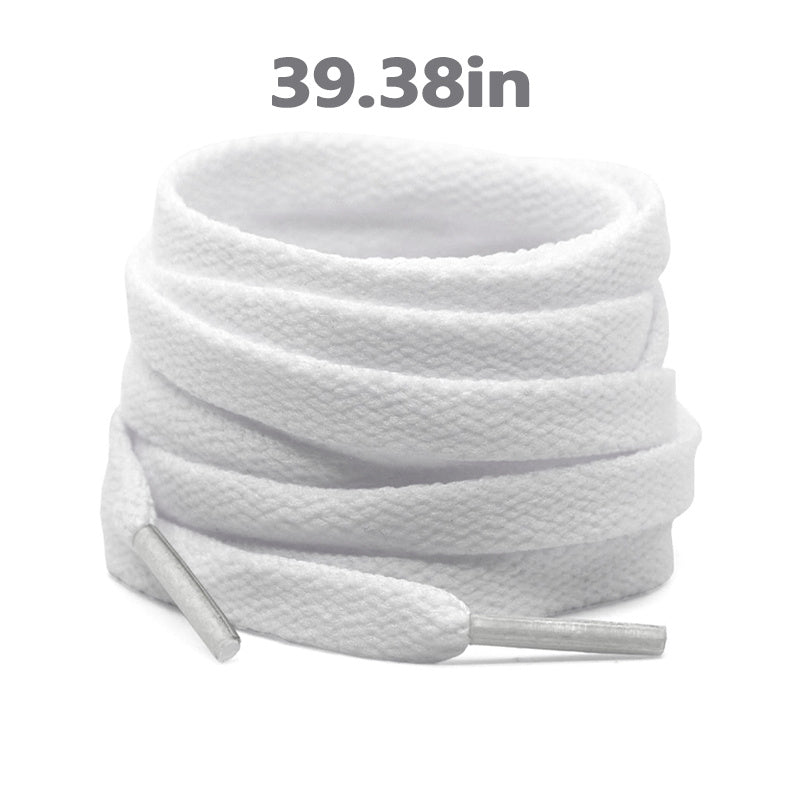 Unisex Flat Shoe Laces for Running Sneakers Boot Strings 48 Inches Black