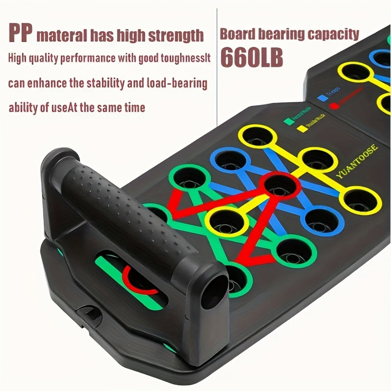 Equipo de entrenamiento en casa Push Up Board para pecho y entrenamiento de fuerza