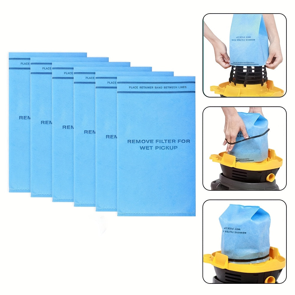 Bolsa de filtro de nylon reutilizable para aspiradoras 0.82L pieza de repuesto para húmedo y seco