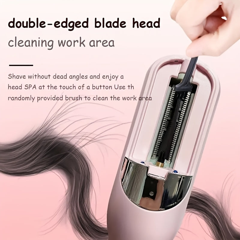 USB zaryadlash bilan portativ elektr soch qirqish mashinasi, ABS plastmassa, qayta zaryadlanadigan litiy batareya, soch qisqich aksessuari, simsiz soch parvarishlash asbobi