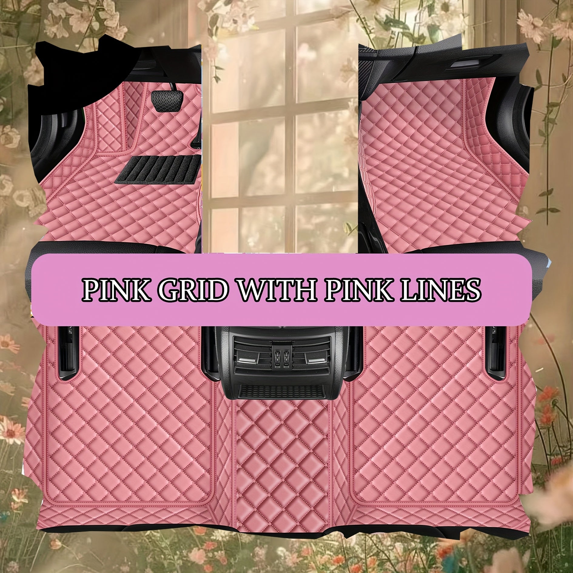 All-Weather Waterproof PU Leather Car Floor Mat for Sedan