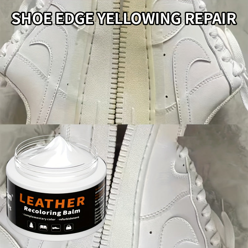 White Resin Shoe Repair Cream for Leather Repair and Restoration