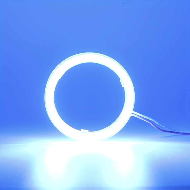 Luz de halo LED de ojo de ángel para coche y motocicleta de 60mm/2.3in universal para 12V