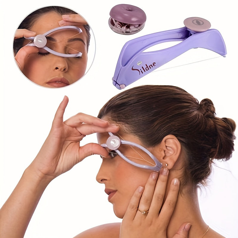 Removedor de vello facial para mujeres, depiladora de primavera, herramienta de threading, resistente al agua, hipoalergénica