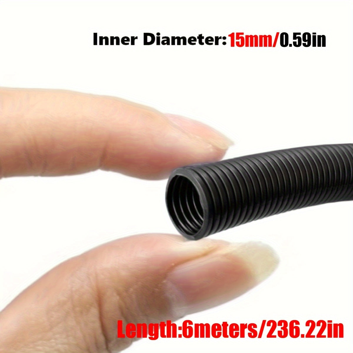 Moslashuvchan kabelni boshqarish qopqog'i 6 metr, olovni yong'inga qarshi simli loom quvurg'i