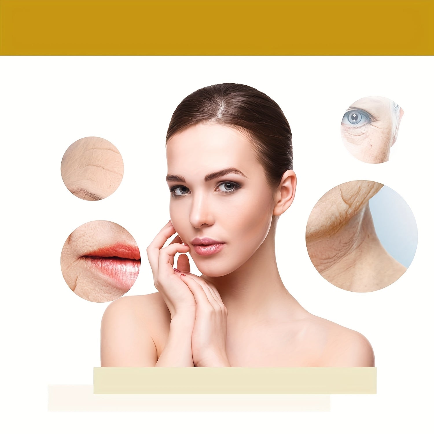 1.7 Fl Oz yuz kremi, asal zamburiqigi, gialuron kislota va glyserin bilan, barcha teri turlari uchun