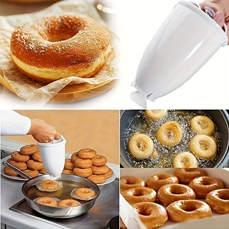 Sturdy ABS Donut Making Kit Simple DIY Tool for Oval-Shaped Donuts