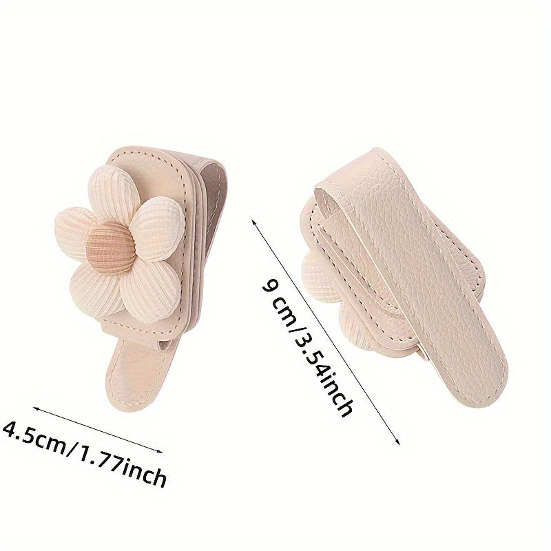 Женский магнитный держатель для очков-автоклипса, солнцезащитный козырек, органайзер для билетов