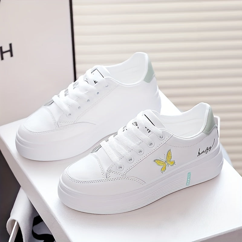 Zapatillas blancas transpirables para mujer para deportes, ocio y senderismo