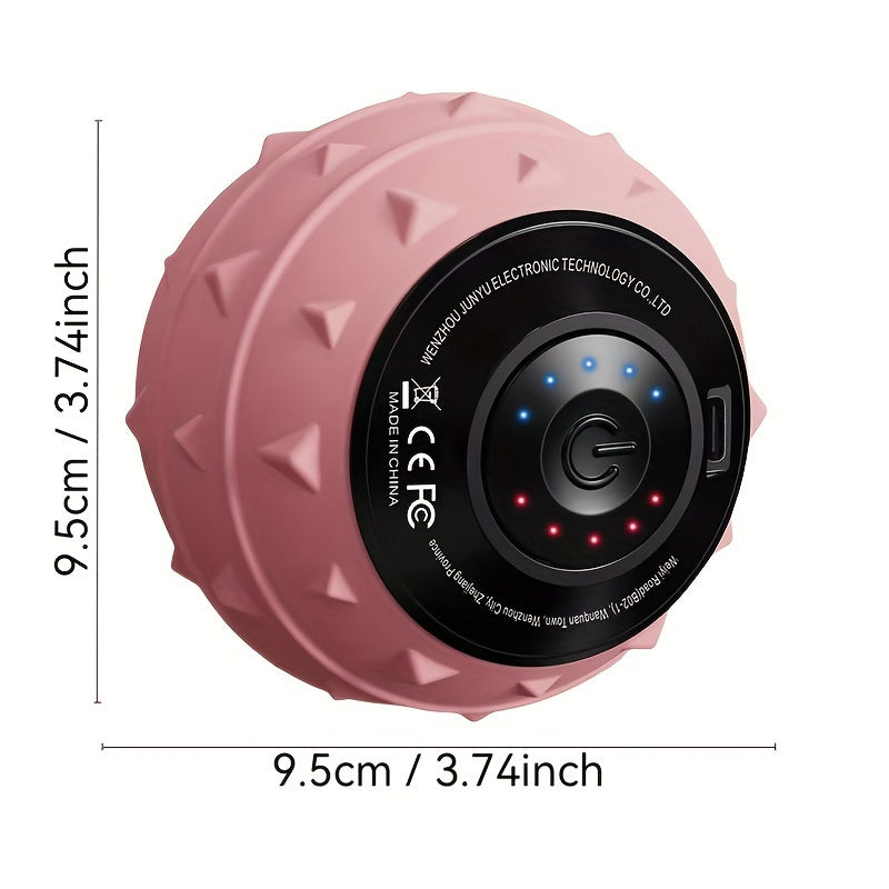 Pelota de masaje eléctrica portátil para yoga con batería de litio recargable por USB 1300mAh