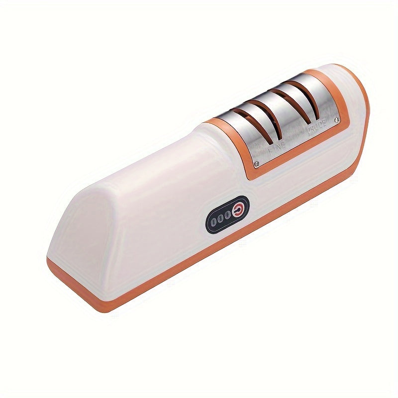 Electric Knife Sharpener USB Rechargeable Fast Automatic Kitchen Knife Sharpener Multifunctional