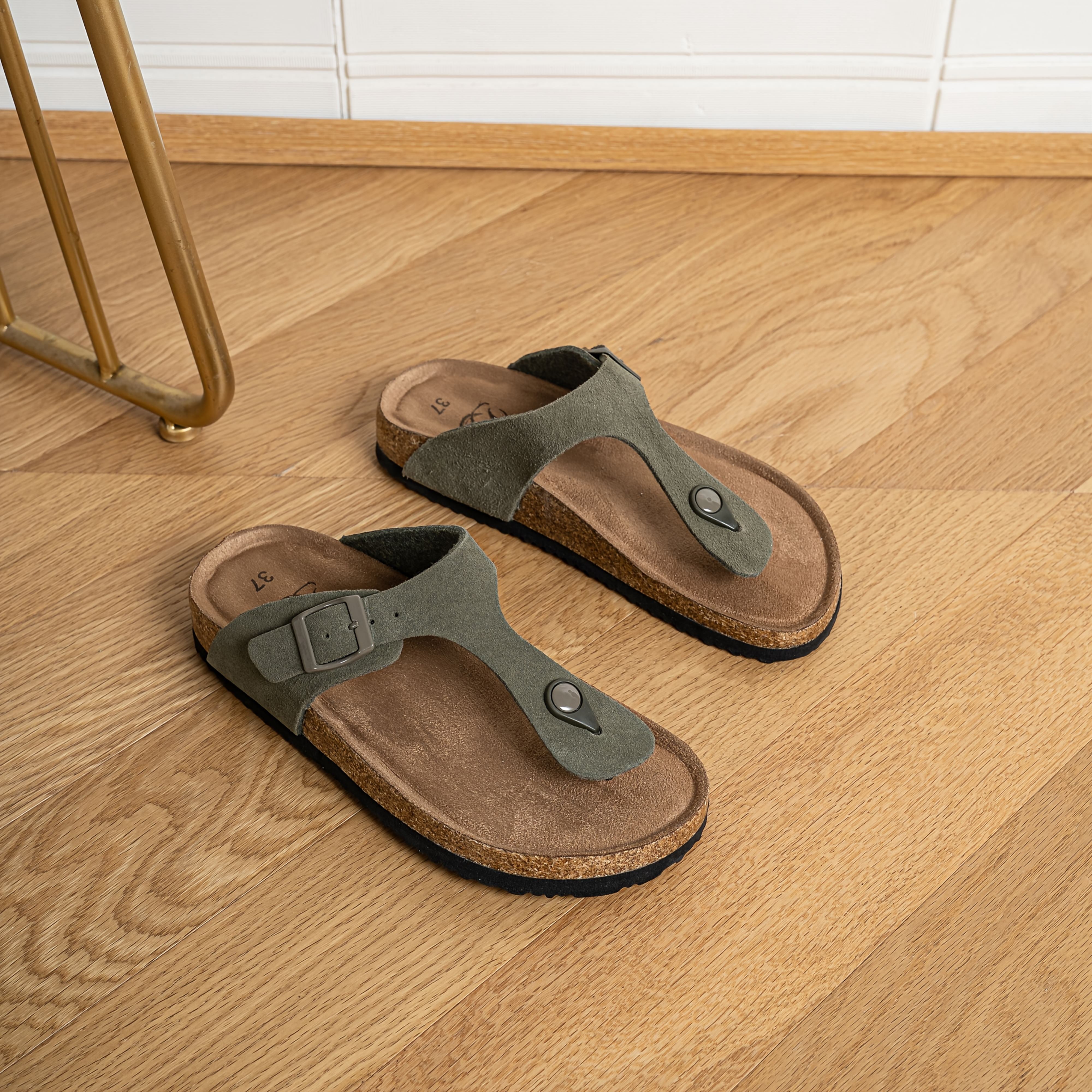 Women's Casual Slip-On Flip Flops Open-Toe EVA Breathable Sandals for Beach Outdoor