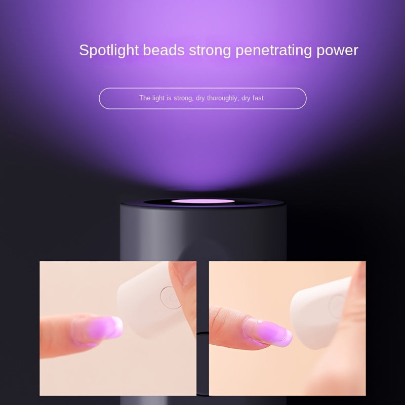 Electric Nail Drill Set with 6 Grinding Heads Portable Sander for Acrylic Gel Nails LCD Display USB Charging