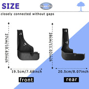 4 dona avtomobil shlangi plastik old tomon shlangi himoyasi barcha ob-havo sharoitlariga mos
