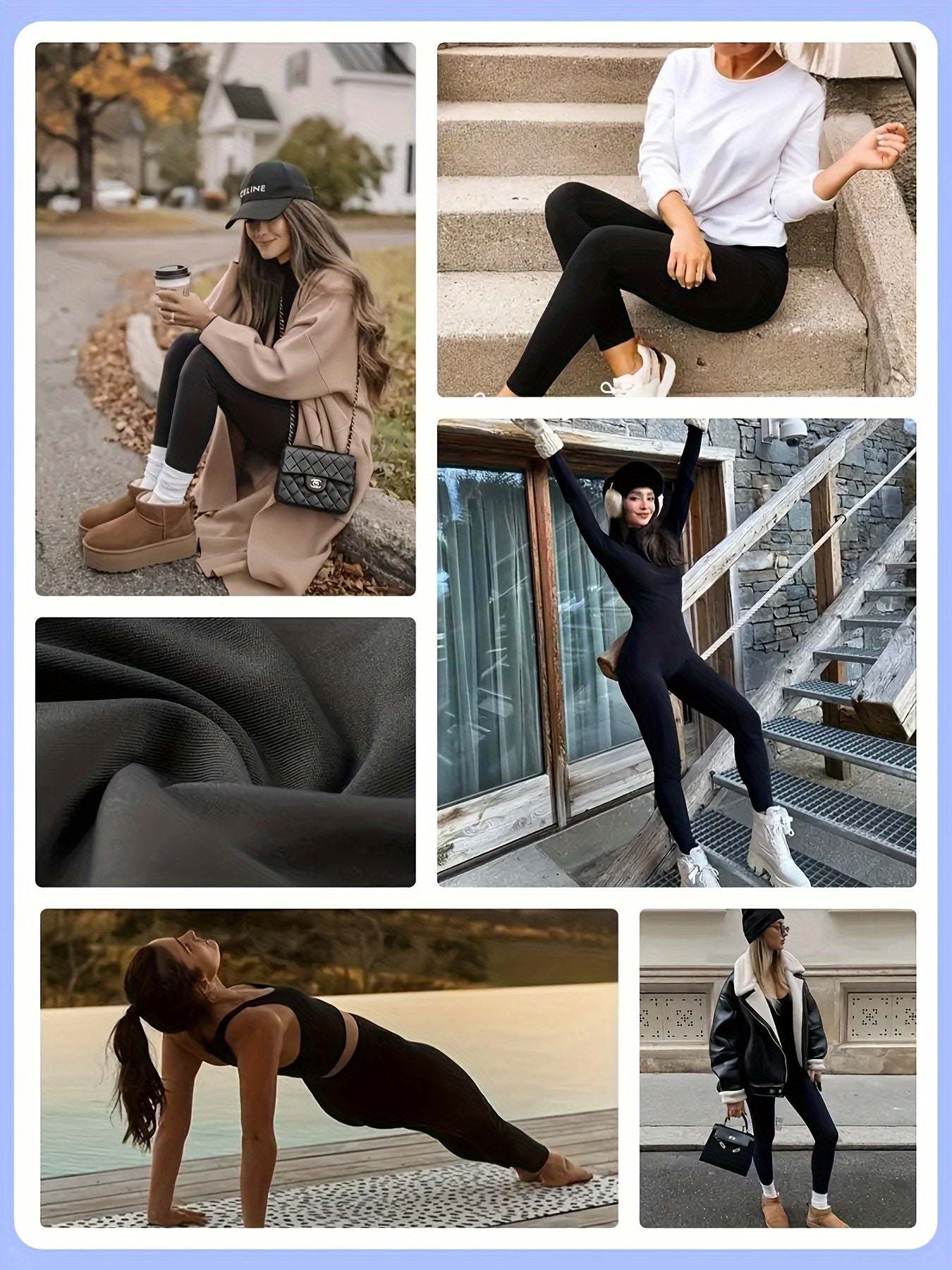 Women's High-Waist Yoga Leggings Tummy Control Butt Lift Solid Nylon Blend All-Season