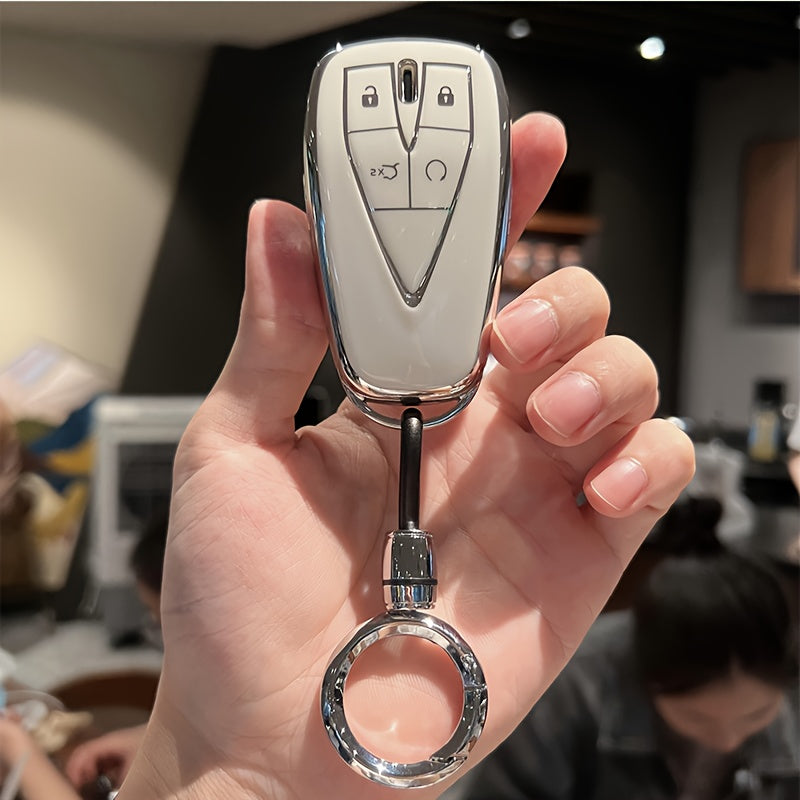 Чехол-накладка для автомобильного ключа из TPU для внедорожников, 3/4/5 кнопок, автомобильные аксессуары