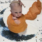 Mantas de accesorios para ropa con props de fotos para niños, para niños y niñas, 40x150cm, prendas de punto elástico