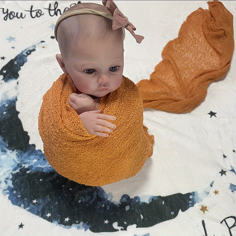 Mantas de accesorios para ropa con props de fotos para niños, para niños y niñas, 40x150cm, prendas de punto elástico