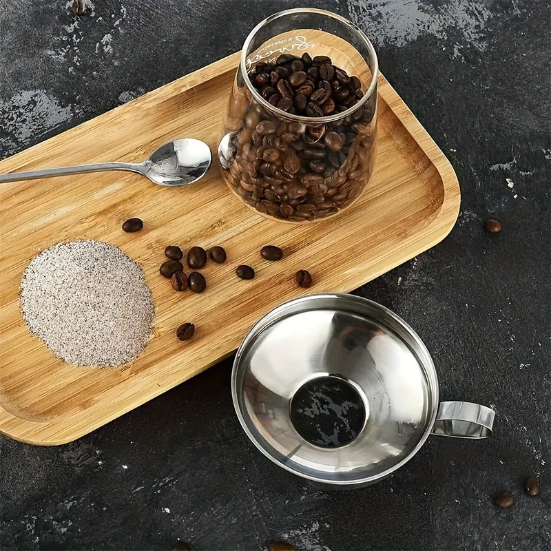 Stainless Steel Can Funnel with Handle for Wide and Regular Mouth Cans Food Grade