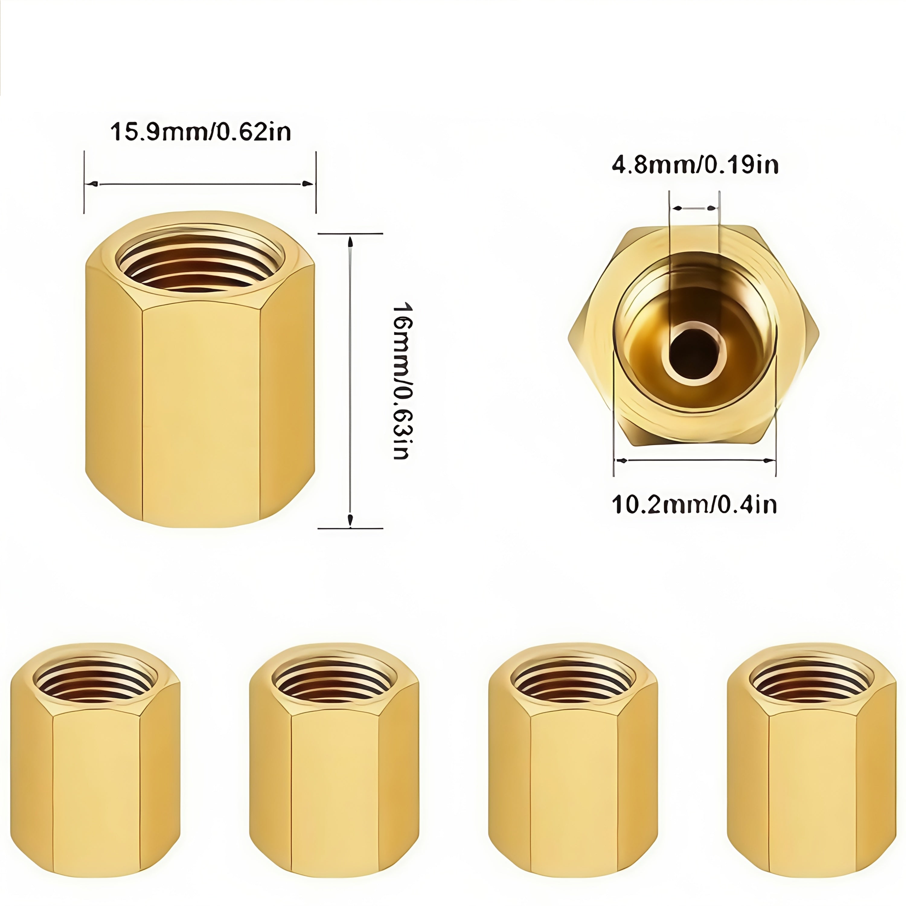 Набор из 12 фитингов для тормозных линий для трубок диаметром 3/16 и 1/4 дюйма