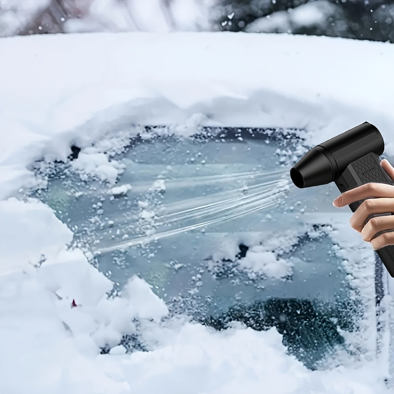 Portable Jet Blaster Fan with TurboPower Technology, Rechargeable Lithium Battery, for Car, Home, Camping, Snow Removal
