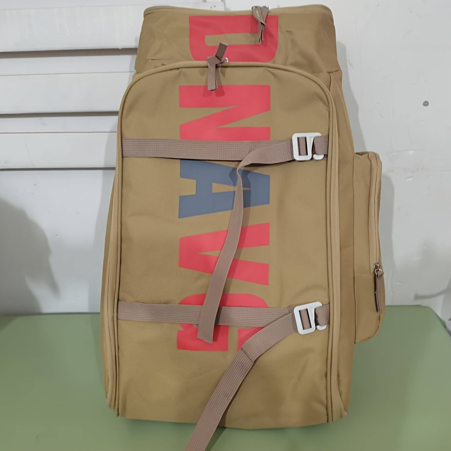 Скейтборд, лыжи, фитнес и дорожная сумка с отдельными влажными и сухими отделениями и большим объемом хранения.