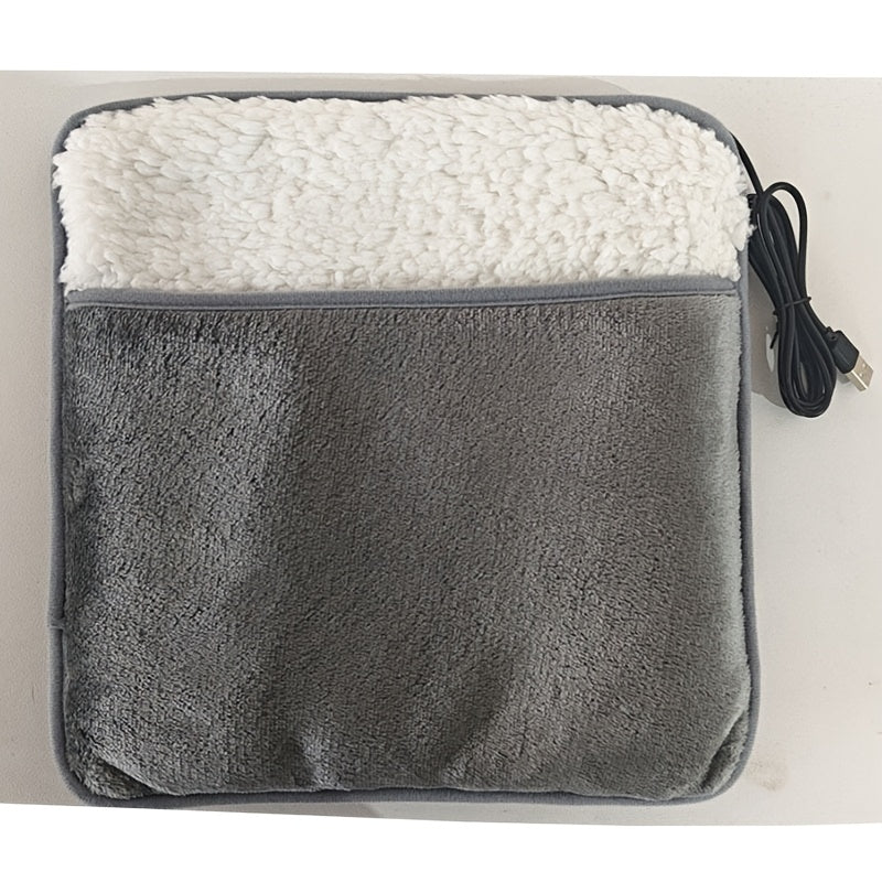 USB обогреваемые подушки для ног, портативные электрические обогреватели, батарея не требуется