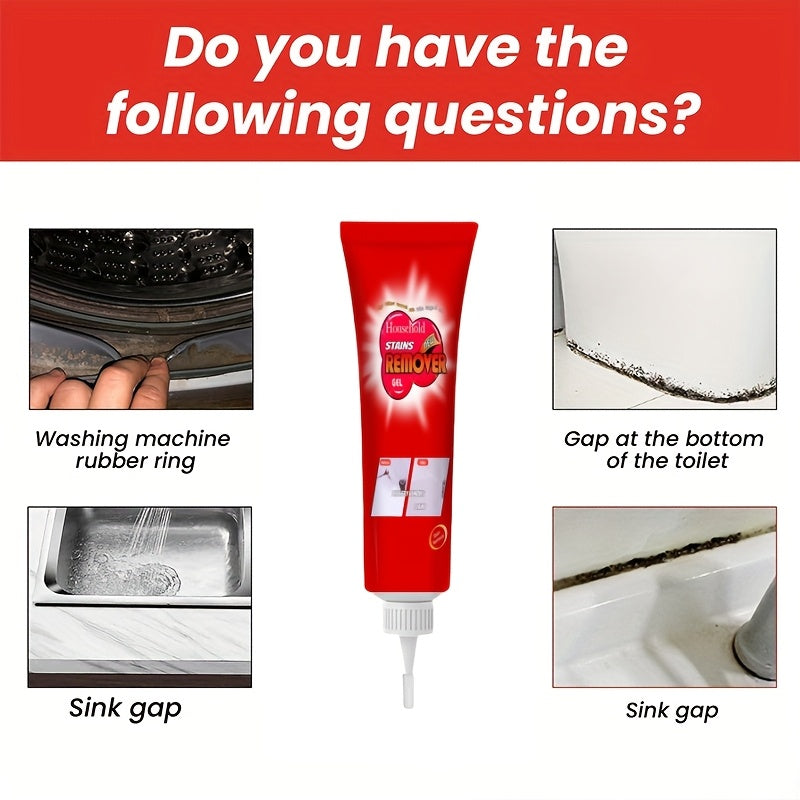 Multi-Purpose Cleaning Gel 2-Pack for Crevice Stains Bathroom Kitchen Outdoor