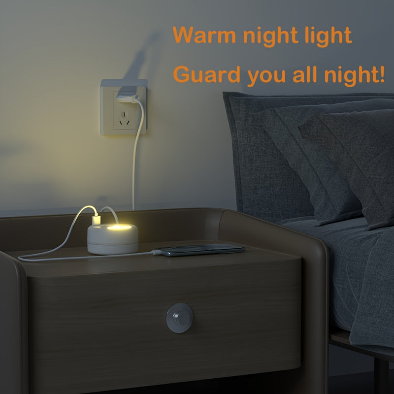 Multifunctional Power Strip with 6 USB Ports 8 Night Light Modes 1.2m Extension Cable