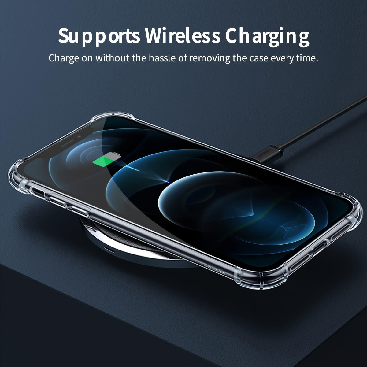 Clear Shockproof Bumper Phone Case for VIVO with Four Corner Airbags Transparent TPU Cover