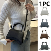 Women's Crossbody Bag PU Solid Color Lightweight Adjustable Strap Magnetic Closure