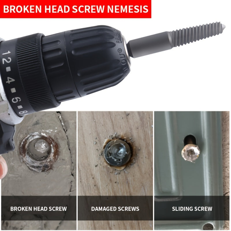 Набор извлекательных шестигранных головок для поврежденных винтов, прочные инструменты для ремонта автомобилей