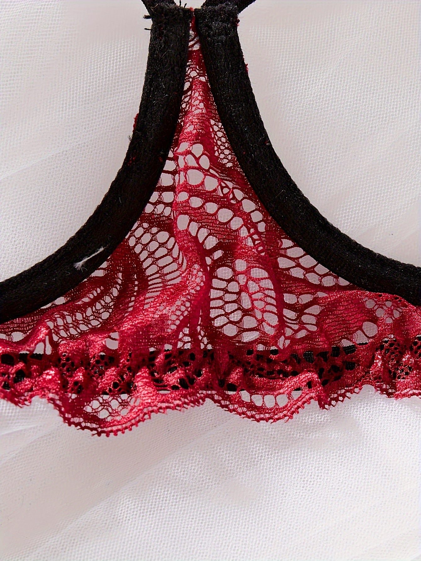 Women's Lace Satin Lingerie Set for Romantic Occasions