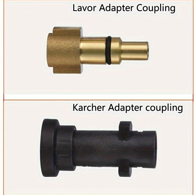 Drain Cleaning Kit with 45m High Pressure Hose Nozzles Adapters for Karcher K2-K7