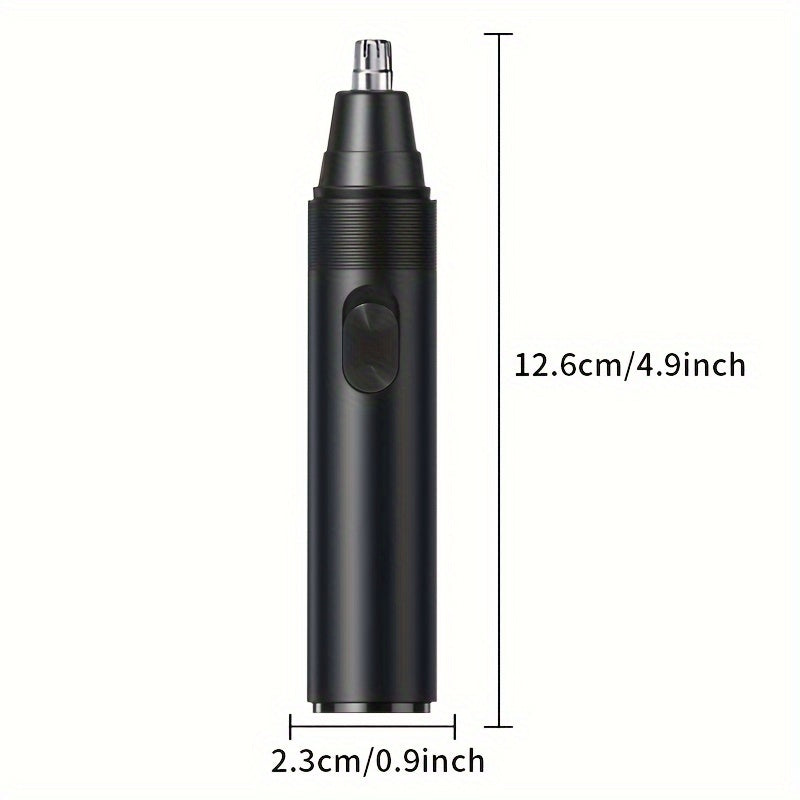 Nose and Ear Hair Trimmer for Men and Women Stainless Steel Battery-Powered