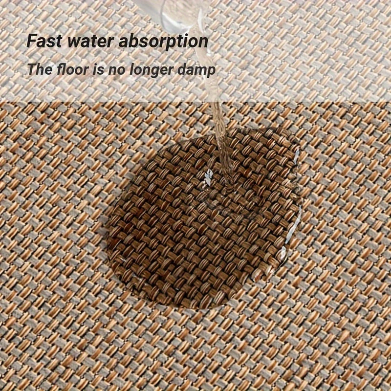 Textured Farmhouse Rug with Anti-Shedding Fade-Resistant Durable Material for High-Traffic Areas