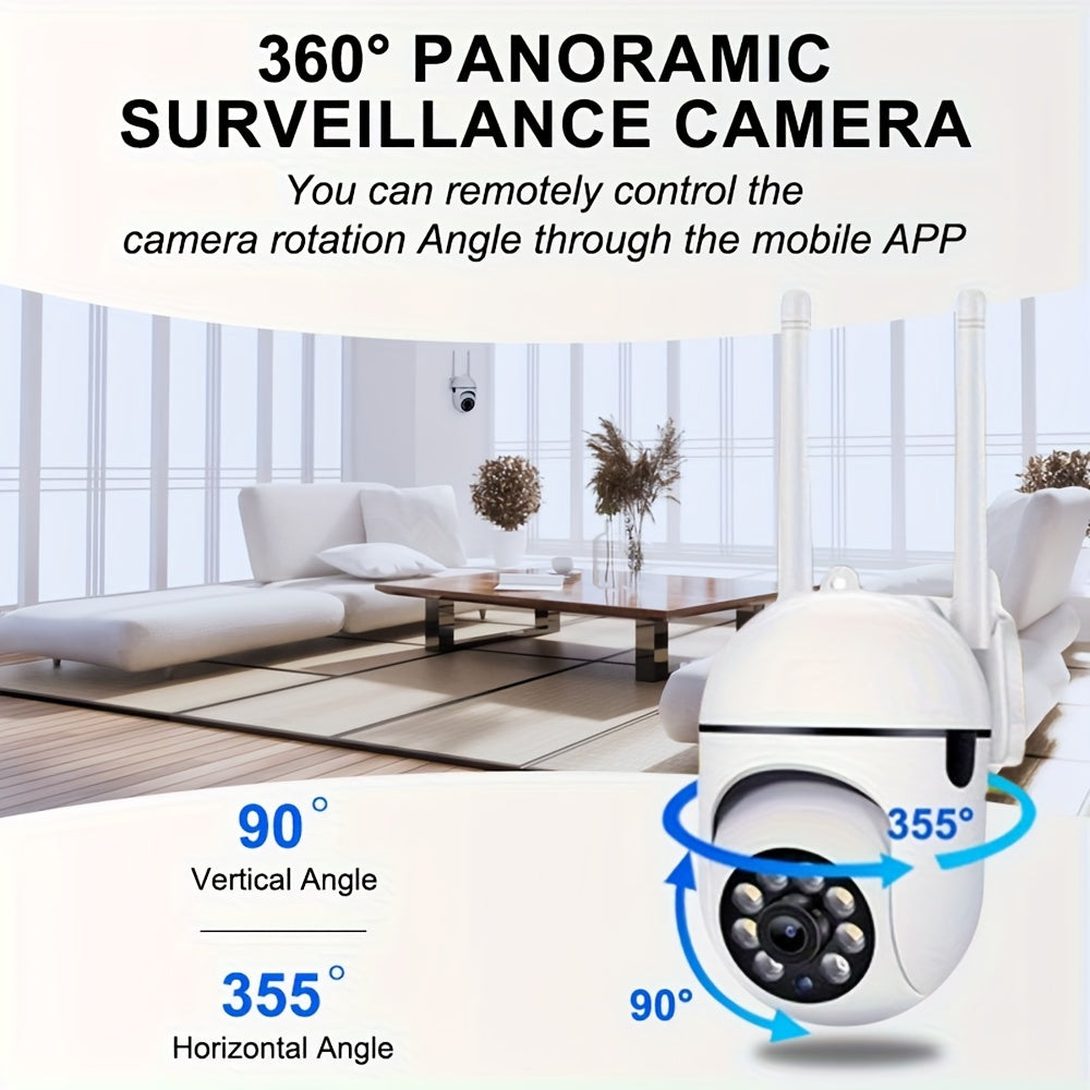 2MP HD WiFi Security Camera with Night Vision Two-Way Audio Motion Detection for Home Safety