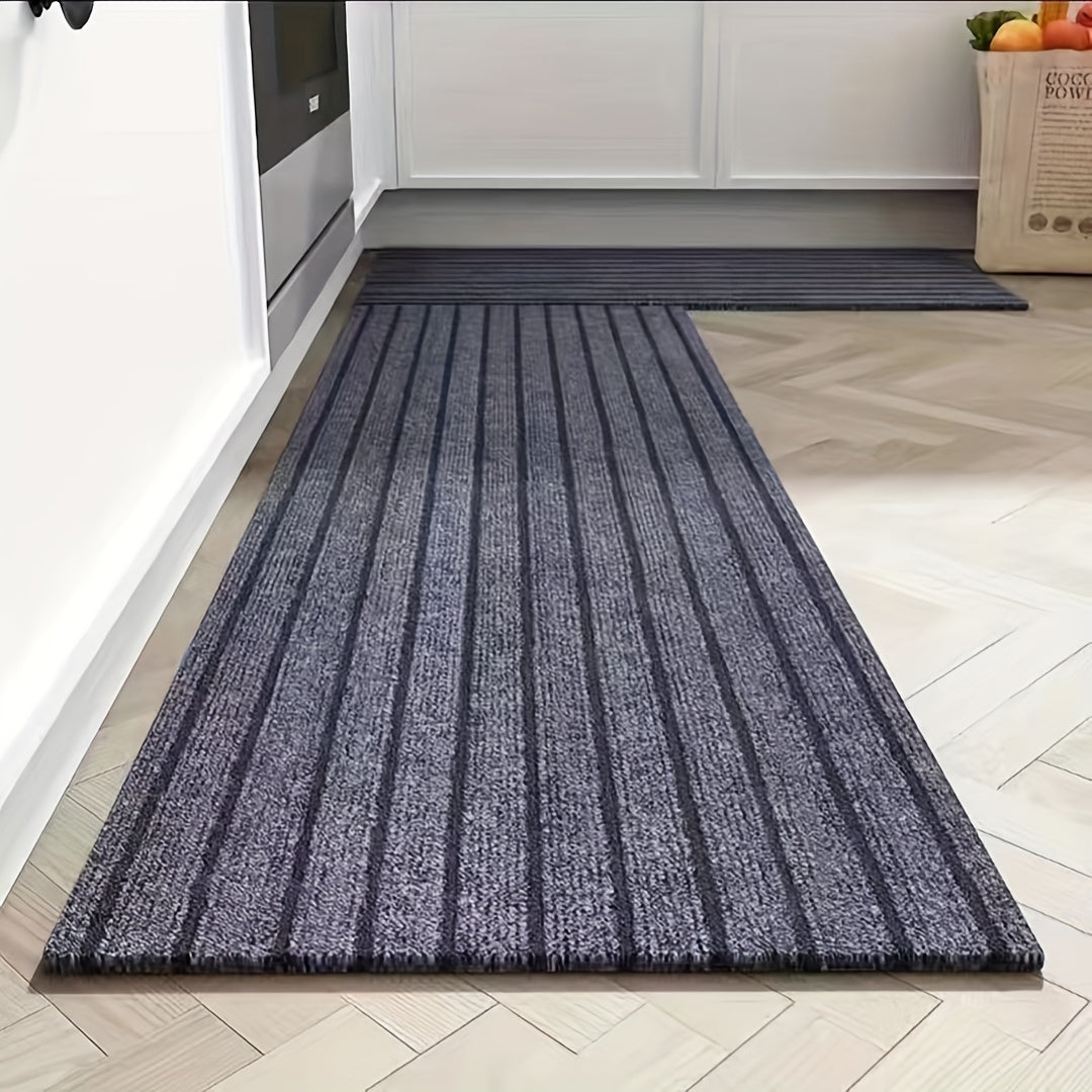 Alfombra de cocina rectangular 1.8m x 0.9m antideslizante, impermeable y resistente al aceite