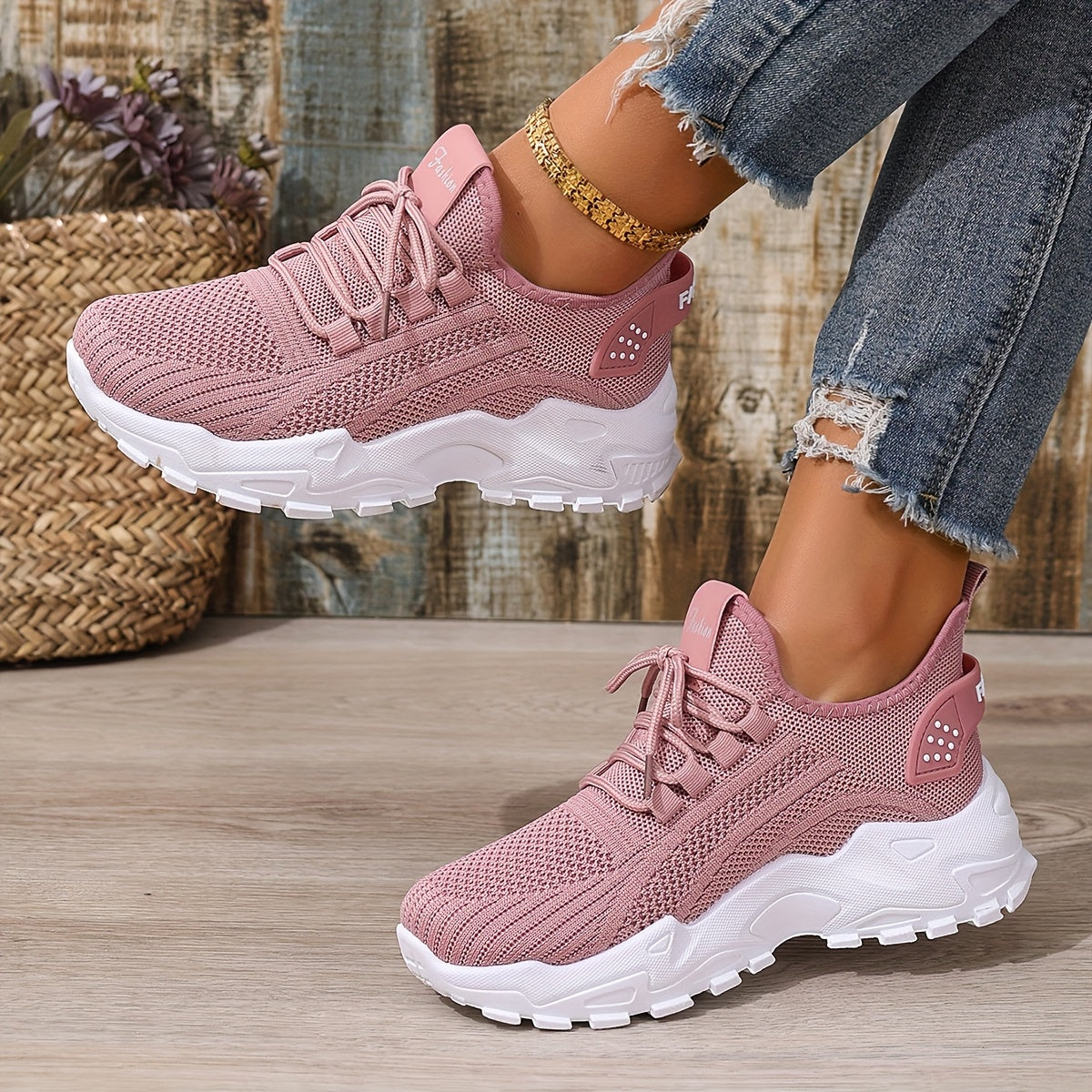 Women's Mesh Sneakers Lightweight Breathable Casual Running Shoes