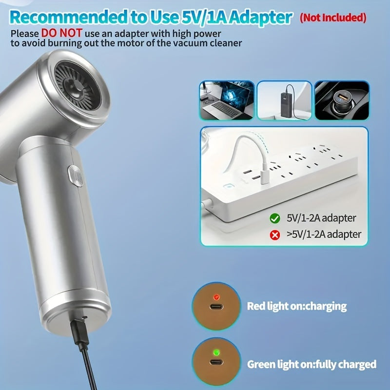 Portable Handheld Wireless Vacuum Cleaner 4000mAh Dual-Purpose 45W