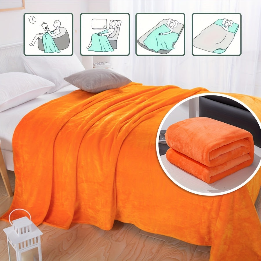 Зимний декоративный плед для дивана и кровати, 1 штука, легкий уютный фланелевый плед с супер мягким и теплым флисом, идеально подходит для дивана, софы и кровати